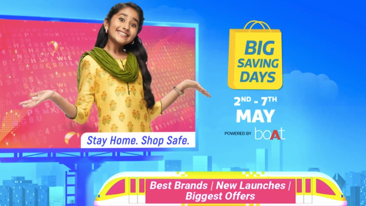 Flipkart Big Saving Days Sale from May 2: Discounts and Offers on Phones, Smart TVs, Other Electronics