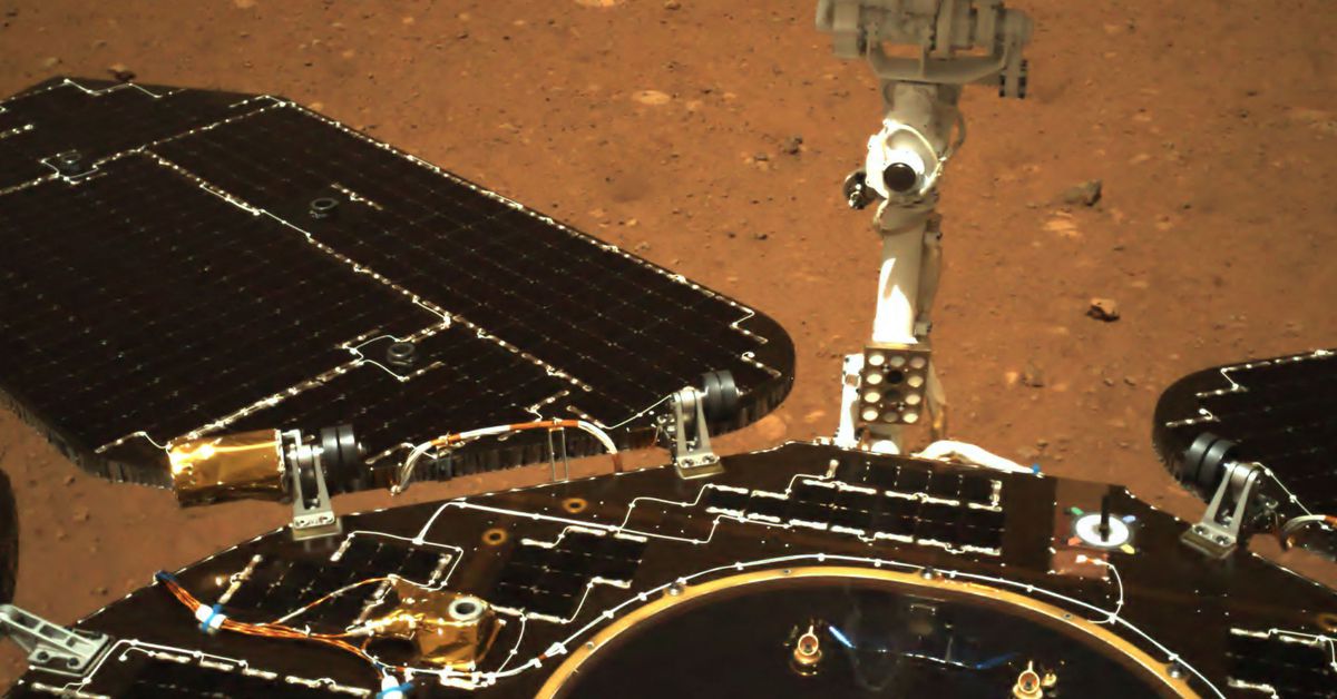 China is driving its driver on the surface of Mars