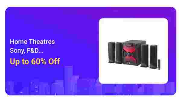 Up to 60% off home theaters