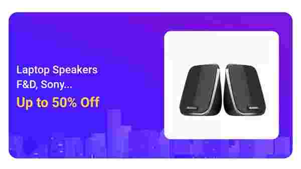 Up to 50% off portable speakers