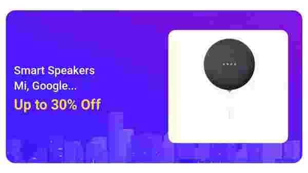 Up to 30% off smart speakers