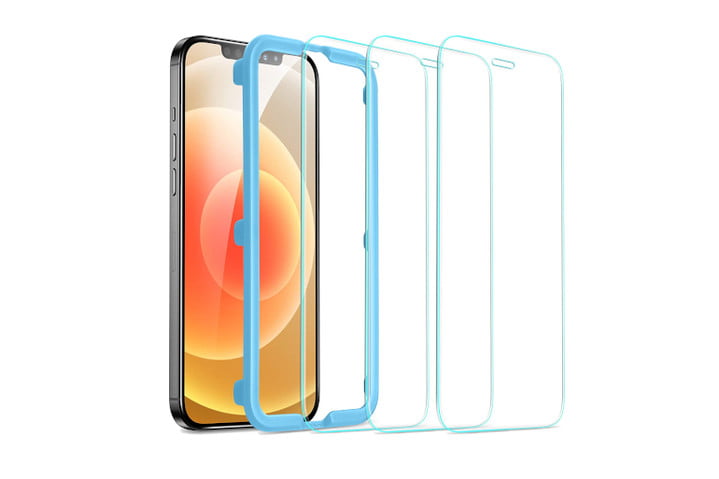 ESR tempered glass screen protector for iPhone 12