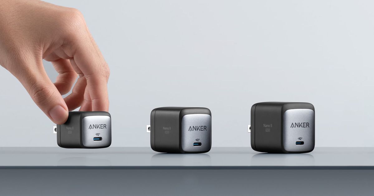 Anker’s second-generation Nano II GaN chargers are even smaller than before