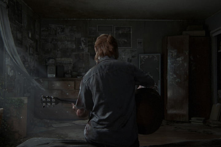 Ellie on guitar The Last of Us, part 2