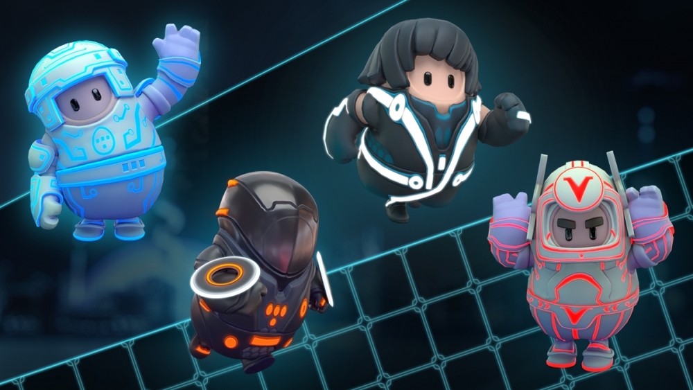 The TRON costume collaboration comes with Fall Guys: Ultimate Knockout