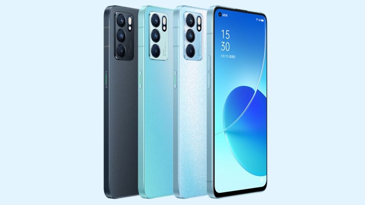 Oppo Reno 6, Reno 6 Pro, Reno 6 Pro + render the surface online before today's launch