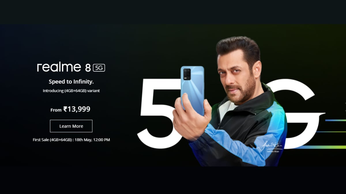 Realme 8 5G 4GB RAM + 64GB storage model, launched in India: price, specifications