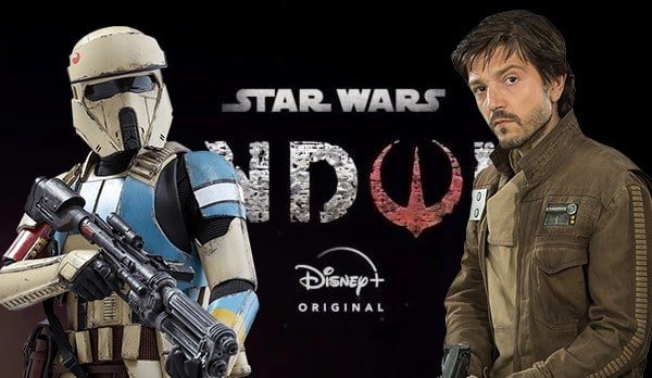Andor’s set photos include Diego Luna’s Rebel Spy and Imperial Shoretroopers