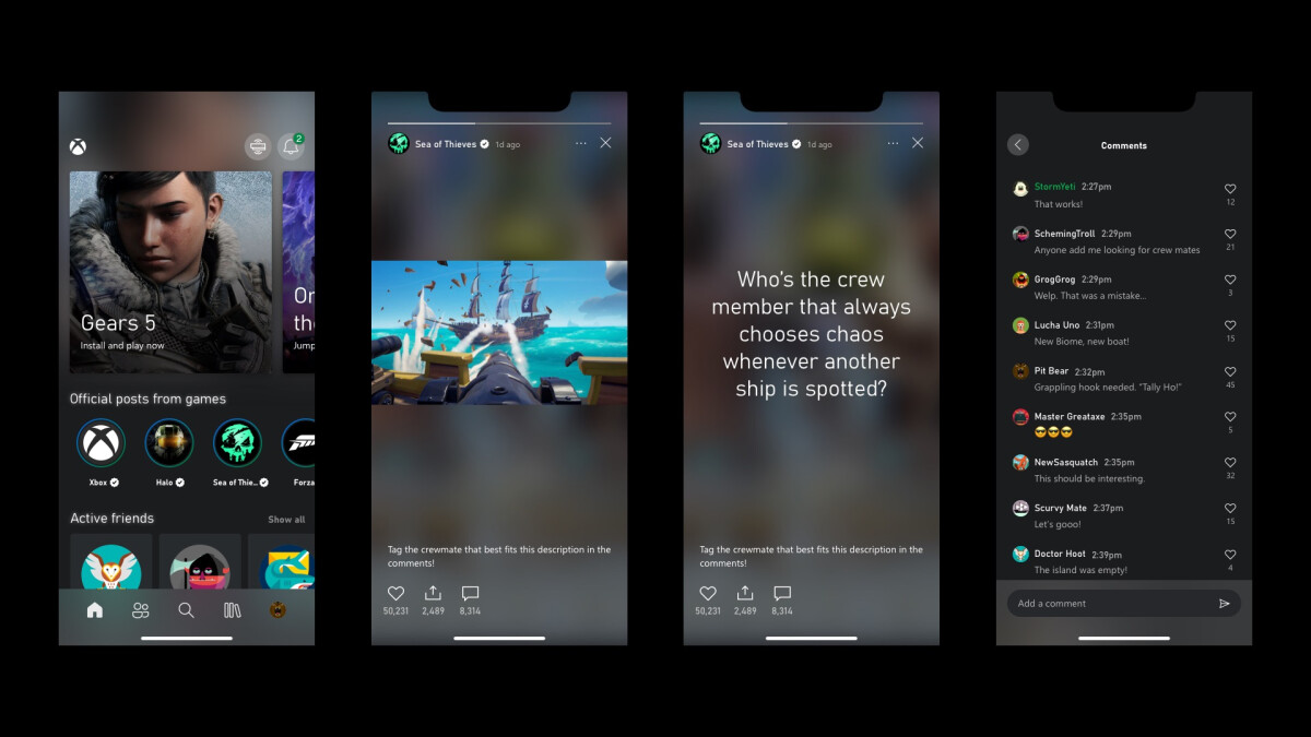 Microsoft is adding game stories to the Xbox mobile app