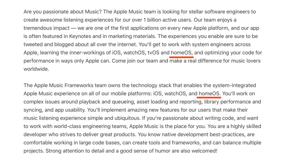apple mentioned job listing ahead wwdc