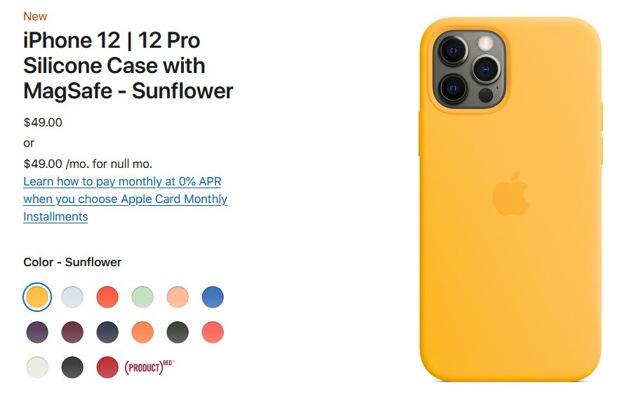 Apple iPhone 12's New MagSafe Silicone Case in Sunflower - Just in Time for Summer, Apple Introduces Three New Colors for 5G iPhone 12 Series Silicone Cases