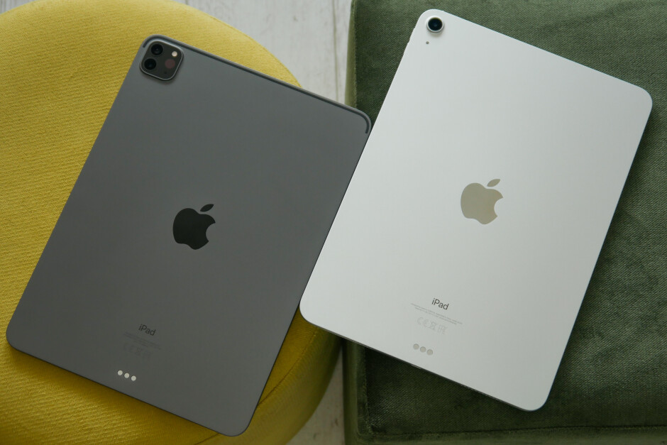 The iPad Air 4 has only one rear camera, no LiDAR or flash - iPad Pro 2021 vs iPad Air 4: How big is the difference?