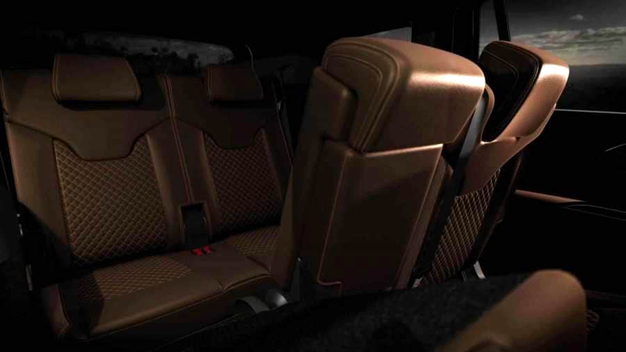 Peek into the third row of the Jeep Meridian.  Photo: Jeep