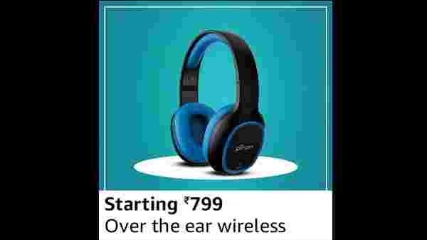 Wireless headphones from the ear from Rs.  799