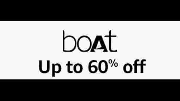 Up to 60% discount on boat headphones