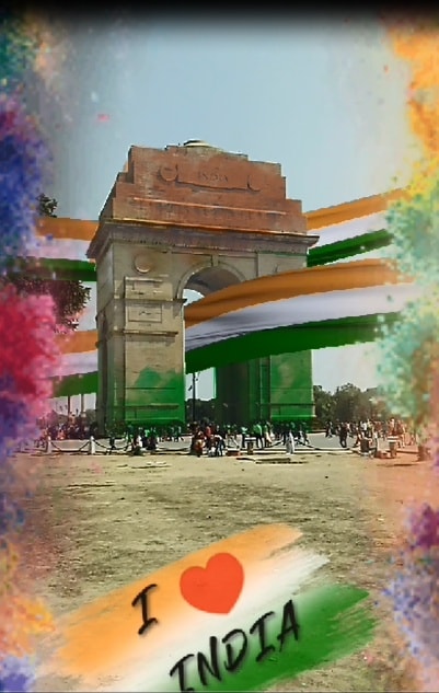 Indian Gate landmark.  Photo: Snapchat
