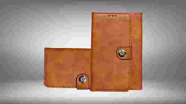 PAKME XUSIVE Leather Case Wallet Slim Book Cover for Poco X3 Pro