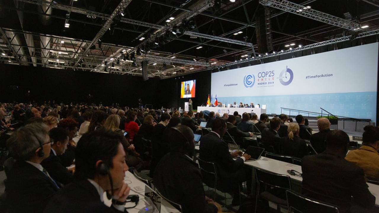 Official opening of the COP25 High Level Segment.  The next COP will be held in Glasgow in November 2021. Photo by UNFCCC / Flickr.