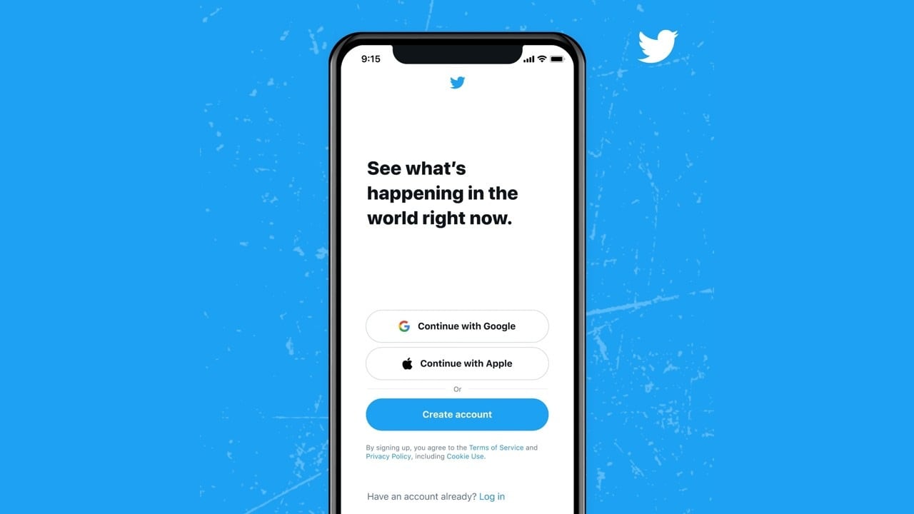 Twitter users can now sign in / register through a Google Account or Apple ID-Technology News, Firstpost