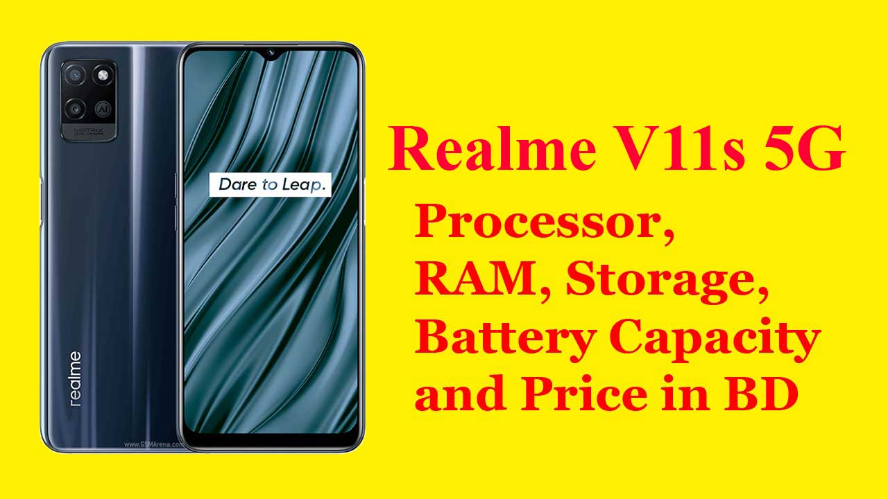 Realme V11s 5G RAM, Storage, Battery Capacity and Price in BD