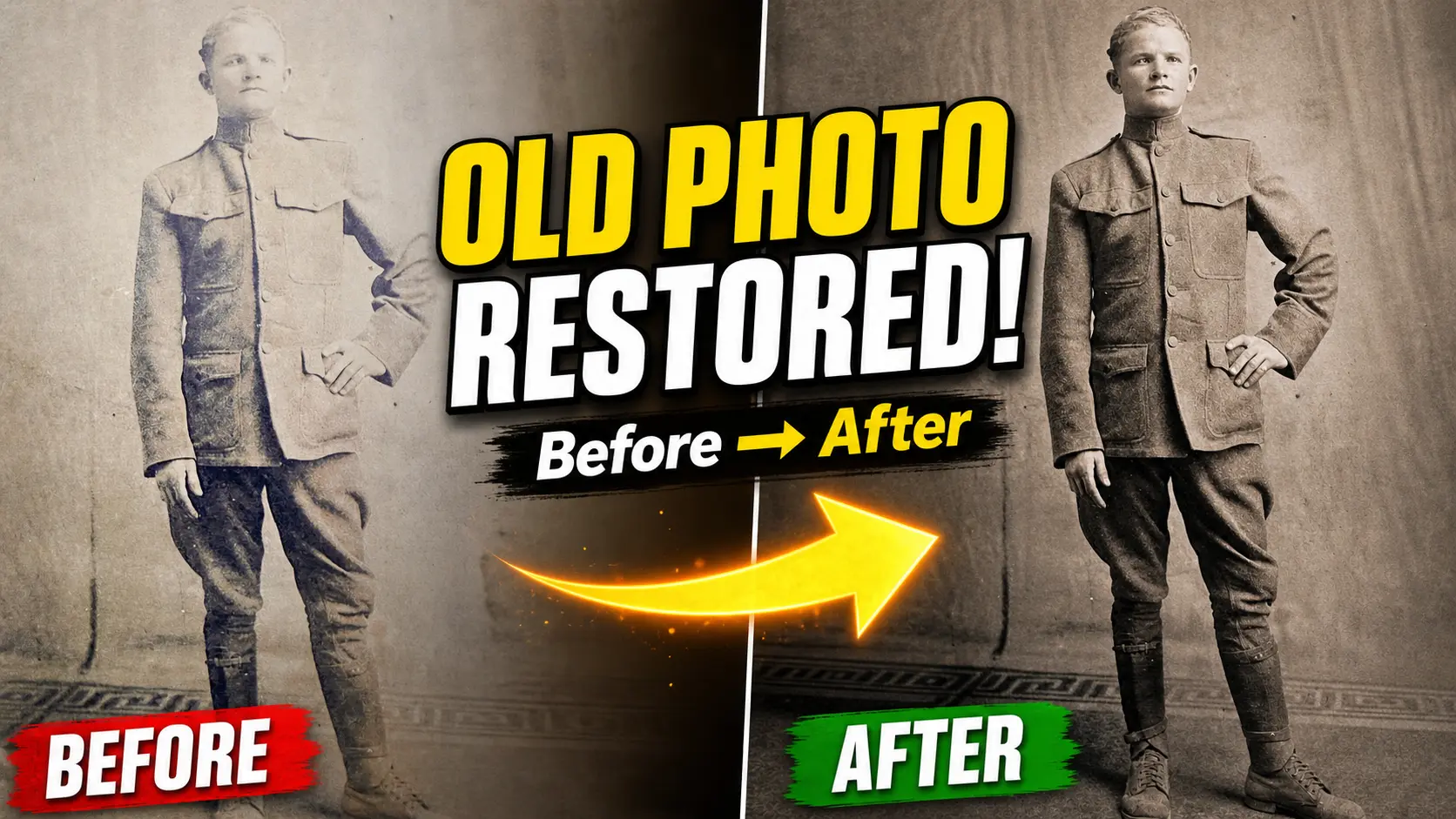 old photo restoration